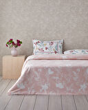 English Home Petal Paradise Pamuklu Tek Kişilik Nevresim Seti 160x220 cm Pembe