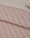 Floral Breeze Kolay Ütülenir Tek Kişilik Nevresim Takımı 160x220 cm Pembe - Mavi