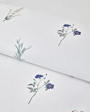 Meadow Magic Pamuk Tek Kişilik Nevresim Takımı 160x220 cm Turuncu-Mavi