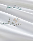 Meadow Magic Pamuk Tek Kişilik Nevresim Takımı 160x220 cm Turuncu-Mavi