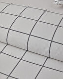 Plaid Wave Kolay Ütülenir Tek Kişilik Nevresim Takımı 160x220 cm Gri