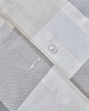 Bold Pattern Kolay Ütülenir Çift Kişilik Nevresim Takımı 200x220 cm Taş Rengi