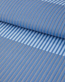 Modern Strip Kolay Ütülenir Çift Kişilik Nevresim Takımı 200x220 cm Mavi
