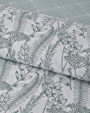 Botanical Spring Kolay Ütülenir Çift Kişilik Nevresim Takımı 200x220 cm Yeşil