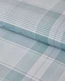 Modern Check Pamuklu Tek Kişilik Nevresim Seti 160x220 cm Yeşil