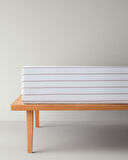 Serene Stripes Pamuklu Çift Kişilik Lastikli Çarşaf 160x200 cm Pembe