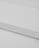 Lace Elegance Kopanakili Perkal Tek Kişilik Nevresim Takımı 160x220 cm Beyaz