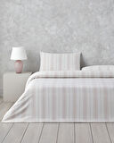 Crystal Vibe İpliği Boyalı Çift Kişilik Nevresim Takımı 200x220 cm Pembe