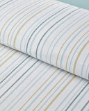 Cosmic Line İpliği Boyalı Çift Kişilik Nevresim Takımı 200x220 cm Seledon
