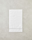 Chic Stripe Pamuklu Nakışlı El Havlusu 30x50 cm Beyaz