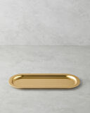 Emma Metal Tepsi 16x35 cm Gold