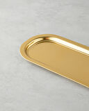 Emma Metal Tepsi 16x35 cm Gold