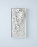 Flower Duvar Aksesuarı 17,5x5,5x34,5 cm Bej