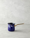 Azure Bloom Emaye Cezve 10 cm Lacivert