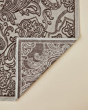 Etnich Pamuklu Bukle Kilim 120x180 cm Bej - Kahve