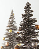 Christmas Tree Dekoratif Obje 30 cm Koyu Kahverengi