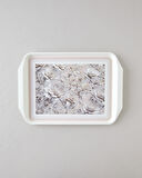 Blooming PP Kaydırmaz Tepsi 39x30 cm Krem