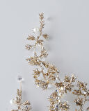 Glacier Tek Dal Yapay Çiçek 62 cm Gold