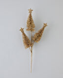 Pine Needle Tek Dal Yapay Çiçek 61 cm Gold