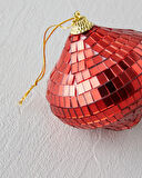 Anica Yılbaşı Ağaç Süsü 7 cm Kırmızı