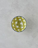 Plantopia Porselen Çerezlik 11 cm Beyaz - Yeşil