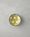 Plantopia Porselen Çerezlik 9 cm Sarı-Yeşil