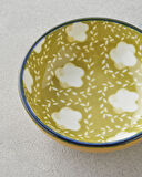 Plantopia Porselen Çerezlik 9 cm Sarı-Yeşil