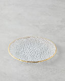 Giselle Cam Pasta Tabağı 16 cm Gold