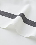 Veloria Polyester Masa Örtüsü 150x200 cm Siyah - Beyaz