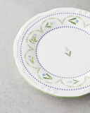 Lavender Porselen Kahvaltı Takımı 12 Parça 6 Kişilik Yeşil-Mavi