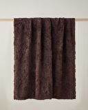 Flower Joy Koltuk Şalı 120x160 cm Kahve