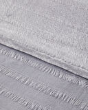 Tassel Dream Supersoft Çift Kişilik Battaniye 200x220 cm Gri