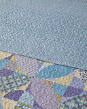 Patch Square King Size Çok Amaçlı Örtü 240x220 cm Yeşil