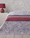 Flora Drape Tek Kişilik Çok Amaçlı Örtü 160x220 cm Yeşil