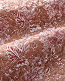 Jacobean Plaid Çift Kişilik Çok Amaçlı Örtü 200x220 cm Bordo