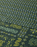 Tendril Bloom Çift Kişilik Çok Amaçlı Örtü 200x220 cm Yeşil