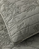 Belle Bloom Tek Kişilik Yatak Örtüsü Takımı 160x220 cm Yeşil