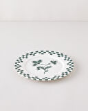 Gardenia Porselen Servis Tabağı 25 cm Yeşil
