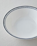 Monarch Porselen Kase 23 cm Siyah - Beyaz