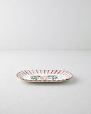 Etna Seramik Kayık Tabak 28,5x15,5 cm Kırmızı