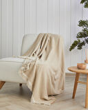 Ivory Koltuk Şalı 140x170 cm Ekru