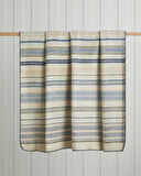 Smooth Stripes Pamuk Akrilik Çift Kişilik Battaniye 200x220 cm Bej