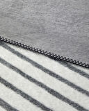 Modern Line Pamuk Akrilik Çift Kişilik Battaniye 200x220 cm Gri