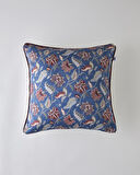 Rumi Kırlent Kılıfı 45x45 cm Lacivert