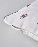 Noelia Kırlent Kılıfı 45x45 cm Kırmızı