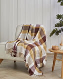 Olive Koltuk Şalı 130x170 cm Multicolor