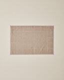 Chequer Pamuk Ayak Havlusu 50x70 cm Bej