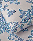 Curioleaf Pamuk Çift Kişilik Nevresim Takımı 200x220 cm Mavi - Bej