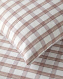Crispcheck İpliği Boyalı Çift Kişilik Nevresim Takımı 200x220 cm Turuncu