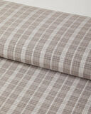 Glen Plaid İpliği Boyalı Çift Kişilik Nevresim Takımı 200x220 cm Koyu Bej